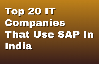 Top 20 IT Companies That Use SAP In India