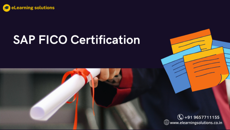 SAP FICO Certification - ELearning Solutions