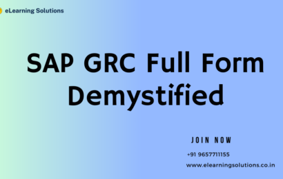 SAP GRC Full Form