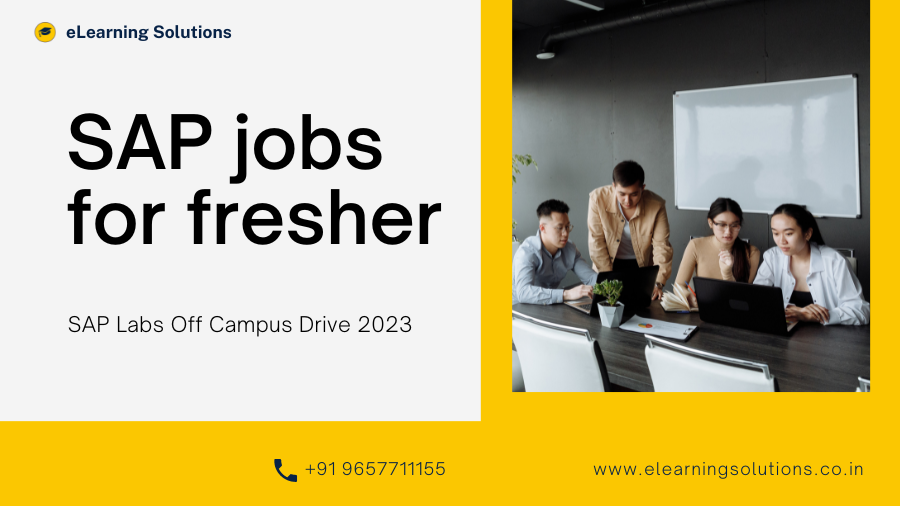 SAP jobs for fresher