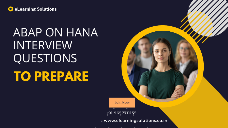 ABAP on HANA Interview Questions 