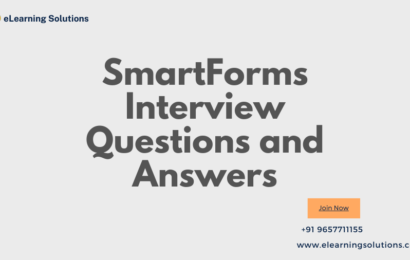 SmartForms Interview Questions