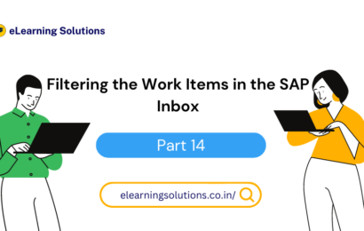 Filtering the Work Items in the SAP Inbox