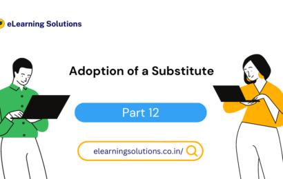 Adoption of a Substitute