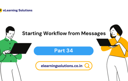 Messages starting workflow from