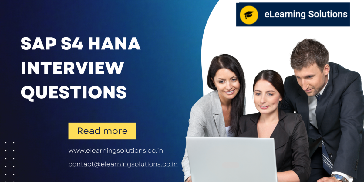 SAP S4 Hana Interview Questions