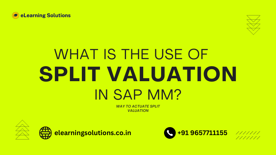 split valuation in SAP MM