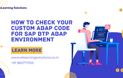 Custom ABAP code