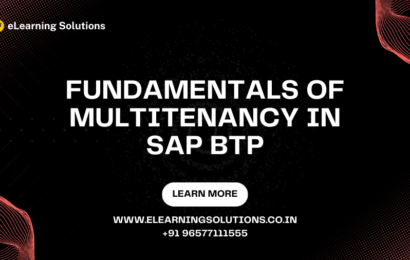 Fundamentals of Multitenancy in SAP BTP