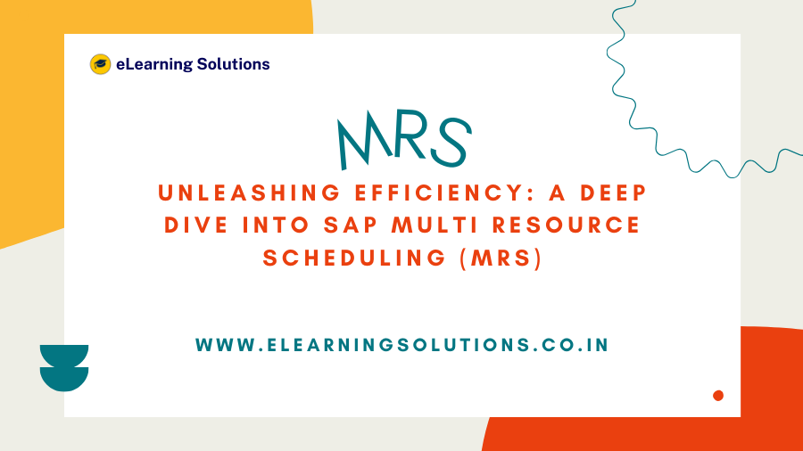 SAP Multi Resource Scheduling