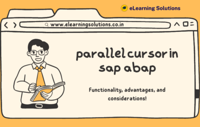 Parallel cursor in SAP ABAP