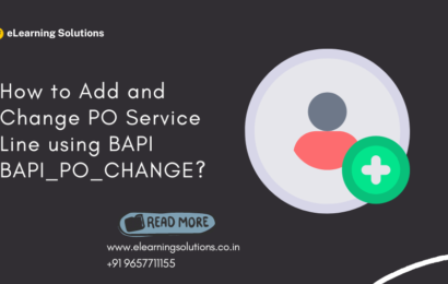 How to Add and Change PO Service Line using BAPI BAPI_PO_CHANGE?