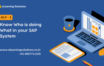 Know Who is doing What in your SAP System