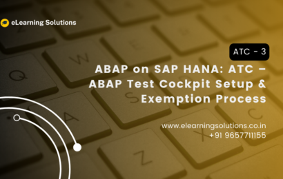 ABAP on SAP HANA: ATC – ABAP Test Cockpit Setup & Exemption Process