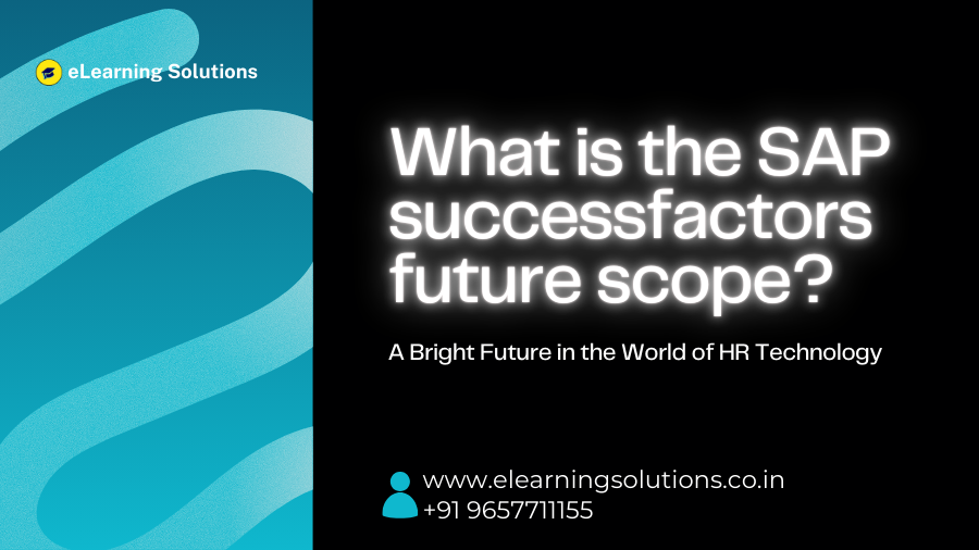 SAP successfactors future scope