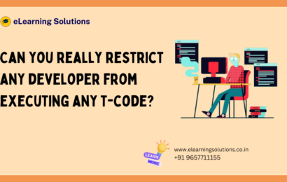 Can you really restrict any developer from executing any t-code?