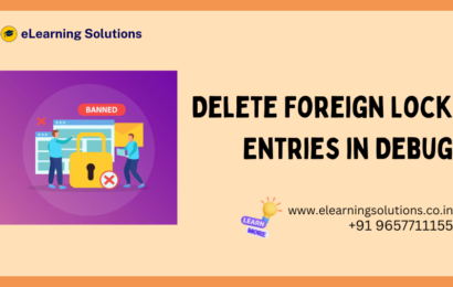 Delete Foreign Lock Entries in Debug