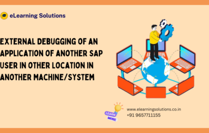 External Debugging of an Application of another SAP User in other Location in another Machine/System