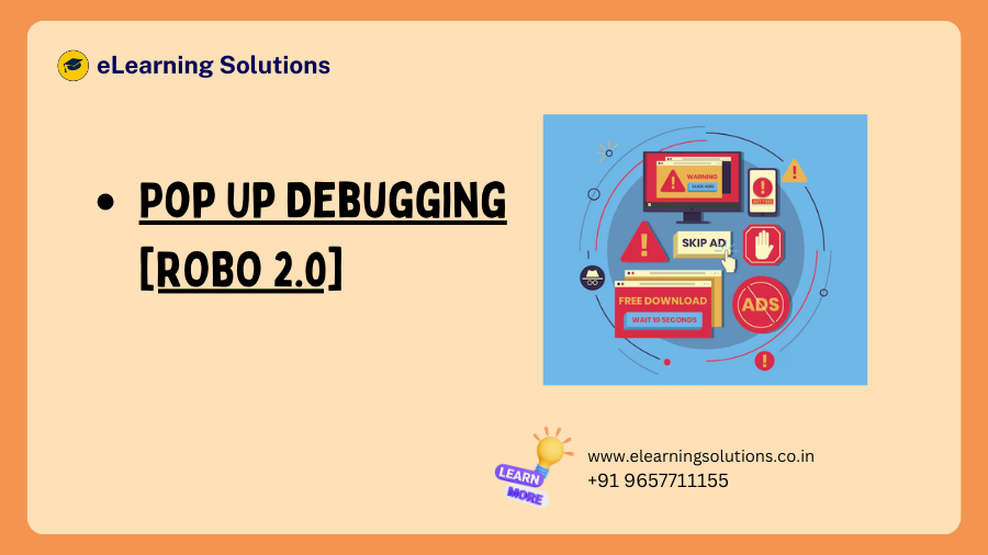 Pop Up Debugging [ROBO 2.0]