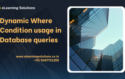 Dynamic Where Condition usage in Database queries