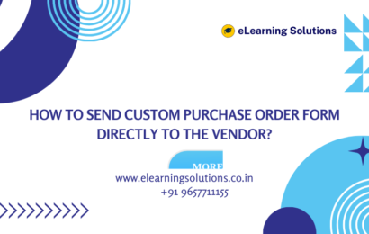 How to Send Custom Purchase Order Form Directly to the Vendor?