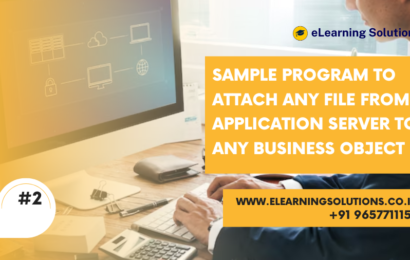 Sample program to attach any file from application server to any Business Object