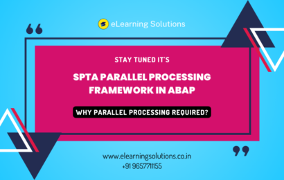 SPTA Parallel Processing Framework in ABAP