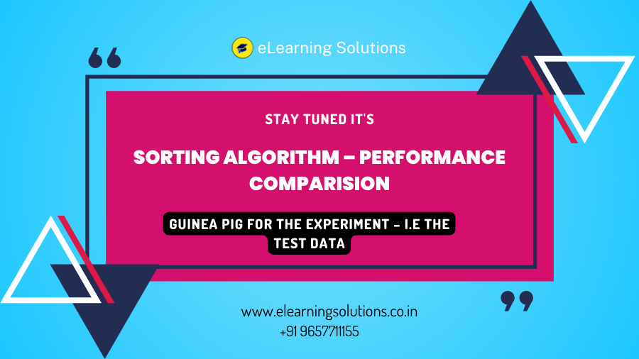 SORTing Algorithm – Performance Comparision