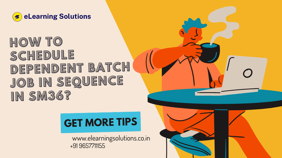 How to Schedule dependent Batch job in sequence in SM36?