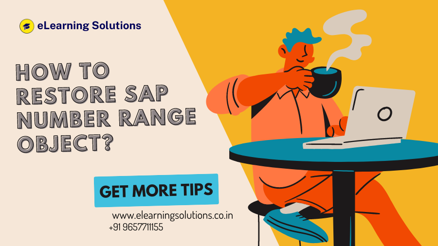 How to Restore SAP Number Range Object ?