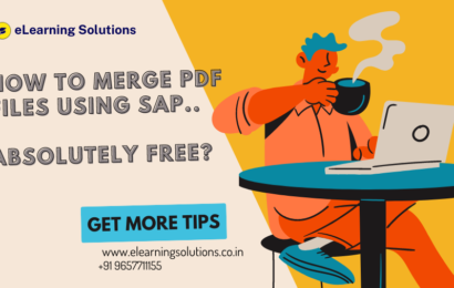 How to Merge PDF Files using SAP