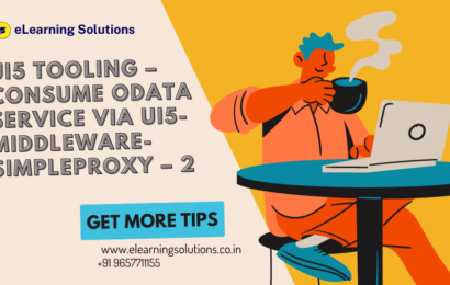UI5 Tooling – Consume OData Service via UI5-Middleware-SimpleProxy – 2