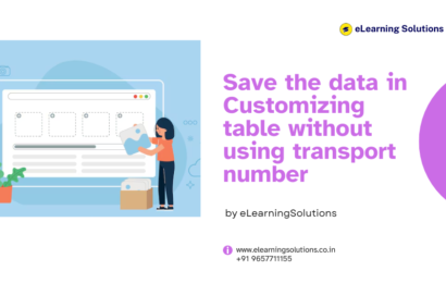 Save the data in Customizing table without using transport number