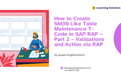 How to Create SM30 Like Table Maintenance T-Code in SAP RAP – Part 2 – Validations and Action via RAP