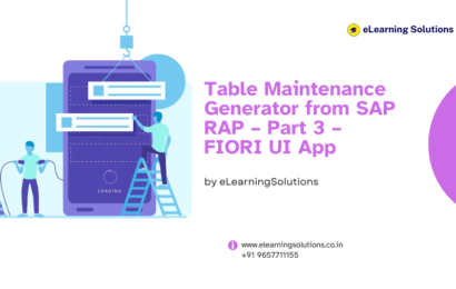 Table Maintenance Generator from SAP RAP – Part 3 – FIORI UI App