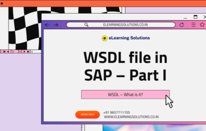 WSDL file in SAP – Part I