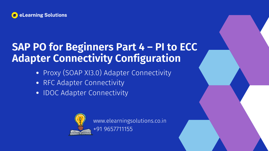 SAP PO for Beginners Part 4 – PI to ECC Adapter Connectivity Configuration