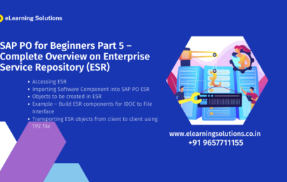 SAP PO for Beginners Part 5 – Complete Overview on Enterprise Service Repository (ESR)