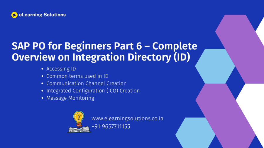 SAP PO for Beginners Part 6 – Complete Overview on Integration Directory (ID)